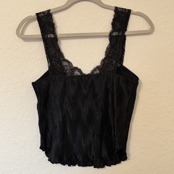 Vintage Y2K Victorias Secret Tank Top Pleated Whimsigoth Fairy Grunge Romantic - Picture 9 of 9